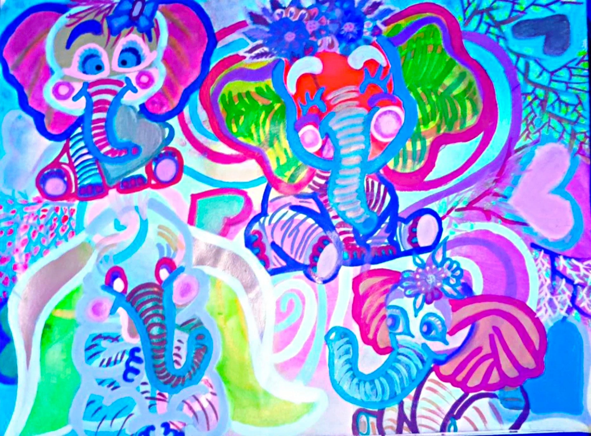 Elephants of Rainbow Dreams