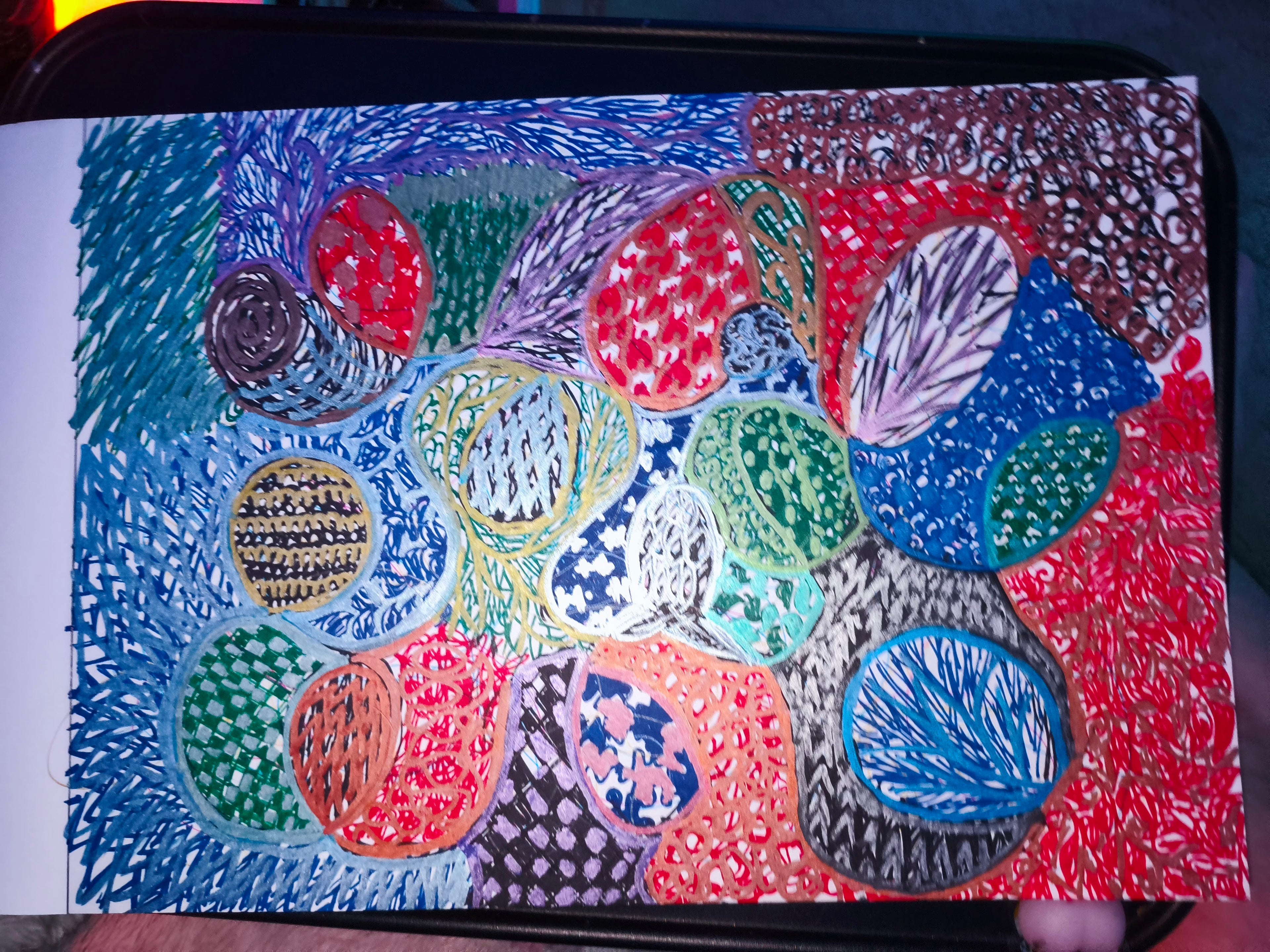 Chaos of Colorful Hearts