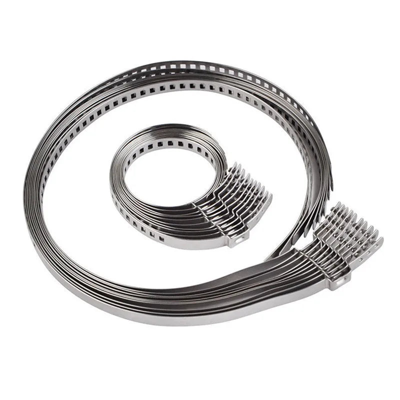 10/20Pcs Stainless Steel Adjustable AXLE CV Joint Boot Crimp Clamp Kit 31- 41mm 70- 125mm