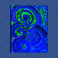 Neon Spiral Bloom — T-Shirt